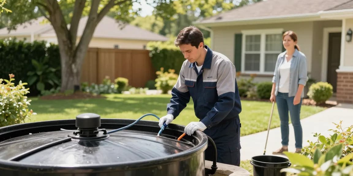 Septic service by trusted local contractor providing professional service for the community.