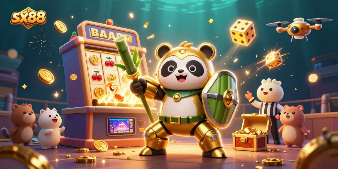 Experience thrilling gameplay at sx88 with a vibrant 3D casino scene full of dynamic action and excitement.