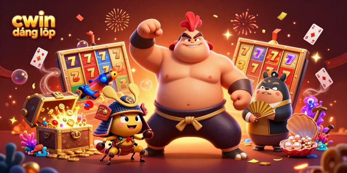 Cwin đăng nhập: Participate in exhilarating casino action with a powerful sumo rooster and samurai cricket.