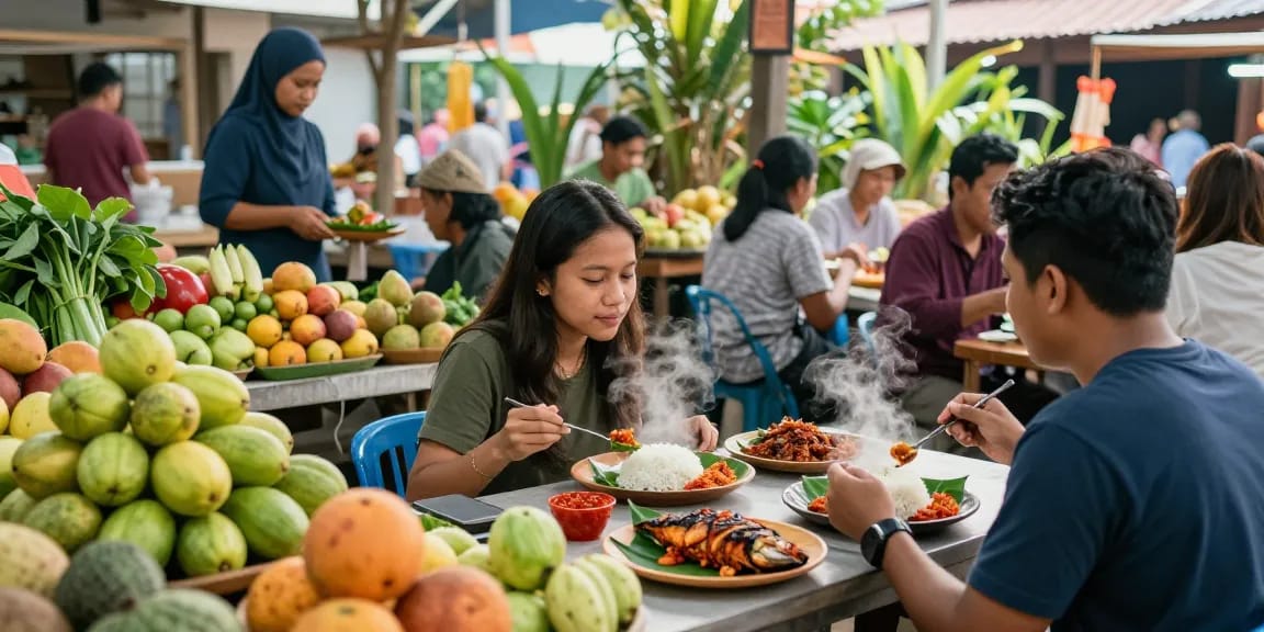 Warung225 menawarkan cita rasa masakan tradisional Indonesia yang segar dan lezat.