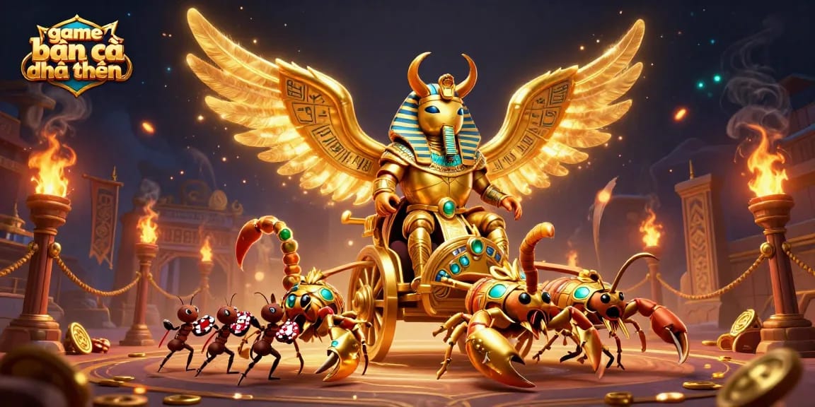 Experience the thrill of game bắn cá đổi thưởng with energetic characters engaged in vibrant action.