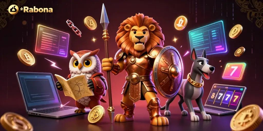 Gioca su sito Rabona, dove slot e jackpot si uniscono a un'illustrazione dinamica.