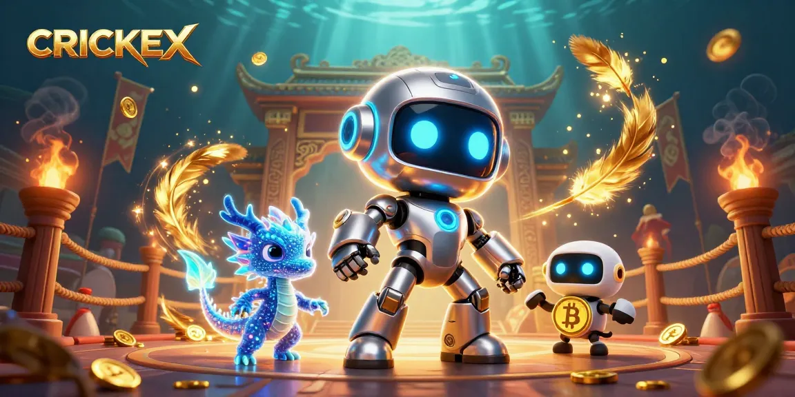 Place bets confidently with CRICKEX, featuring a vibrant 3D casino scene.