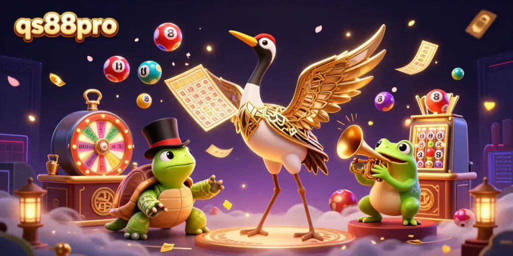 Engage with exciting games at qs88pro, featuring vibrant setups and dynamic lottery elements.