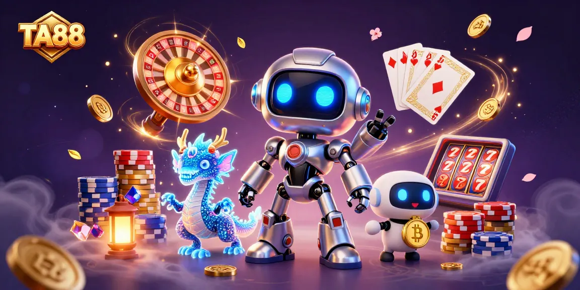 Experience the excitement of TA88 casino with dynamic gaming action and 3D characters.