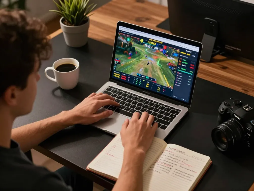 Engaging F168 sports betting scene with a player analyzing odds on a laptop.