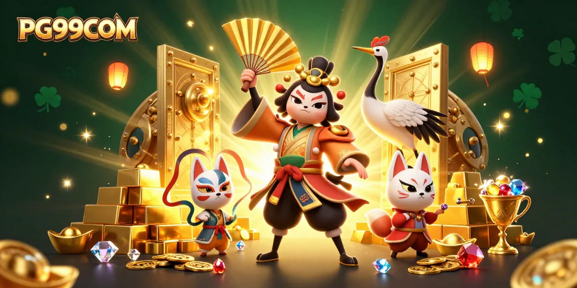 Engage with thrilling slots and jackpots at PG99COM, showcasing rich graphics and vibrant colors.