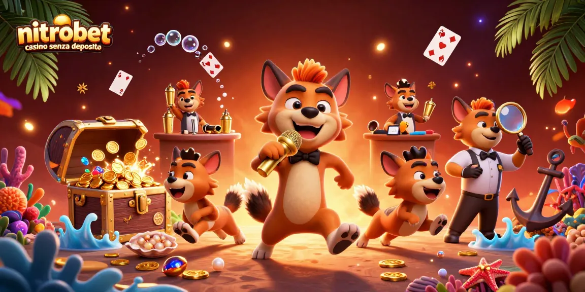 Goditi l'azione al nitrobet casino senza deposito mentre i simpatici iene animano il club!