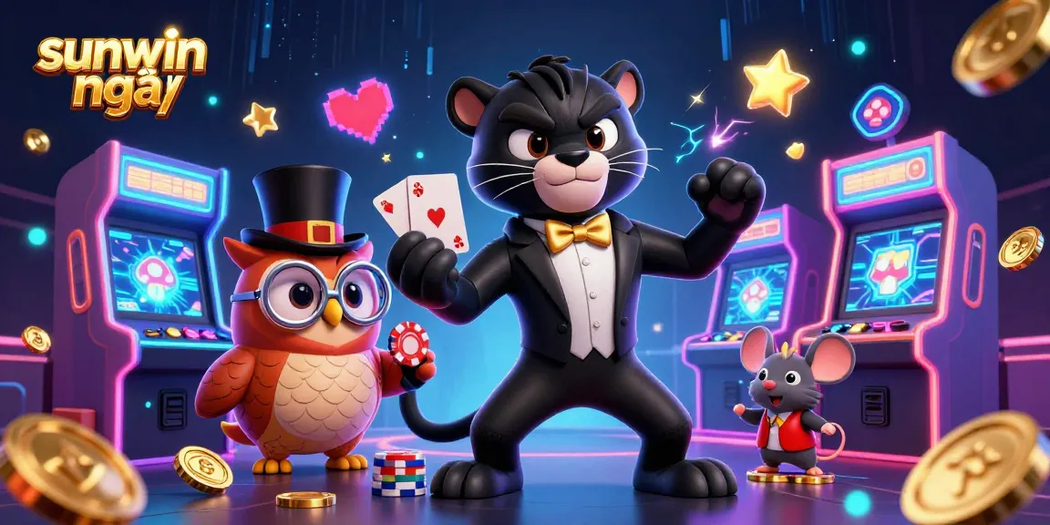 Experience thrilling gameplay at sunwin mới with charming characters and vibrant casino elements.