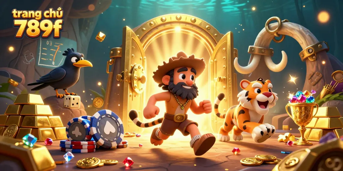 Experience winning strategies at trang chủ 789f in a vibrant prehistoric casino scene.