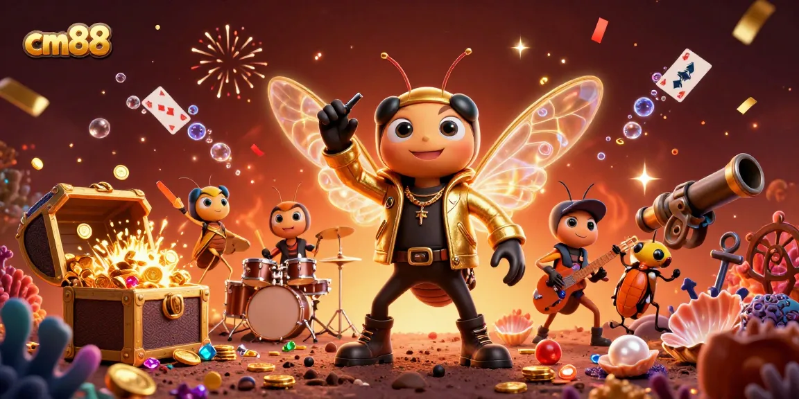 Spin to win with cm88's vibrant casino characters in an electrifying 3D gaming scene.