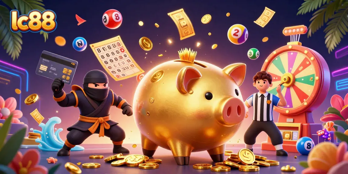 lc88 captivates players with vibrant casino character showdown amid dynamic lottery elements.