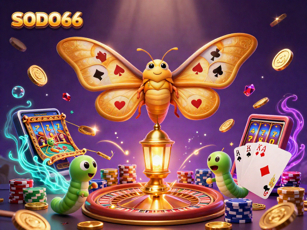 Experience thrilling casino action with SODO66, showcasing vibrant games and winning moments.