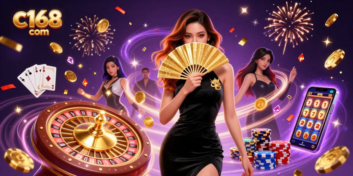 Experience thrilling gameplay at c168 com with vibrant casino action illustrated in stunning detail.