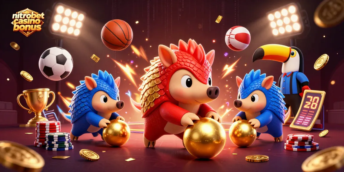Bonus Nitrobet casino: pangolini in competizione tra fiches e palloni d'oro.
