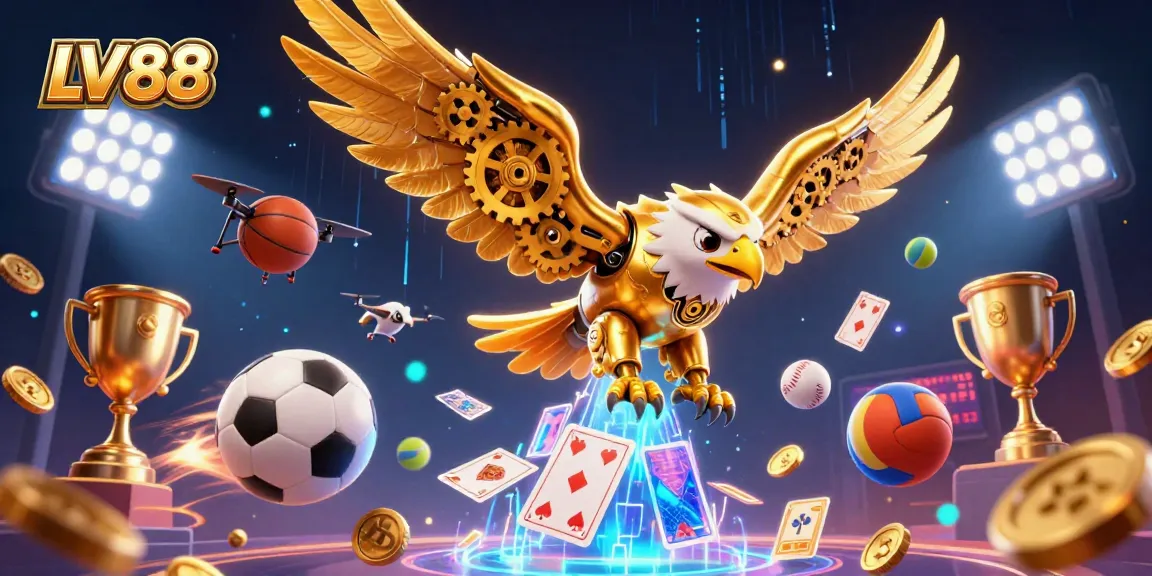 Engage and win at LV88 with thrilling games and dynamic plays amidst golden elements.