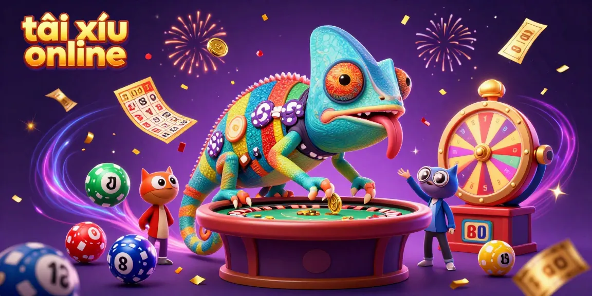 Experience exciting tài xỉu online action with dynamic elements and the chameleon casino owner.