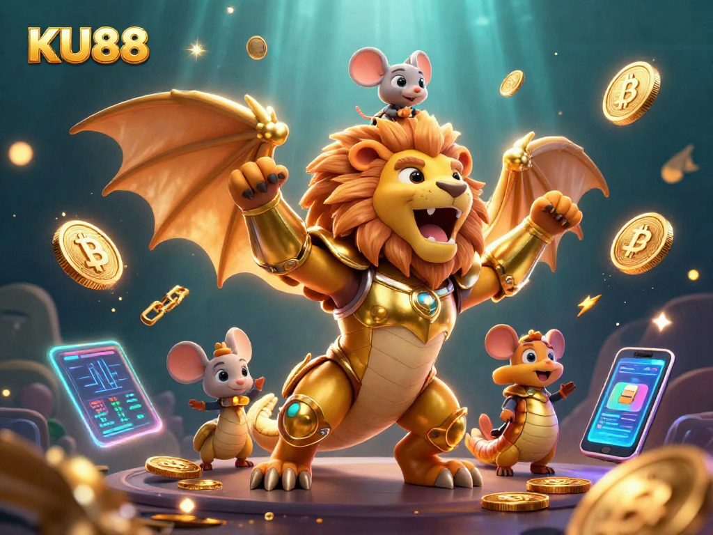 Bet on exciting games at KU88 with an awe-inspiring chimera character in 3D.