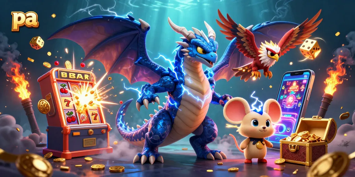 Experience thrilling wins at pa's casino with a vibrant 3D slot celebration and dynamic characters.