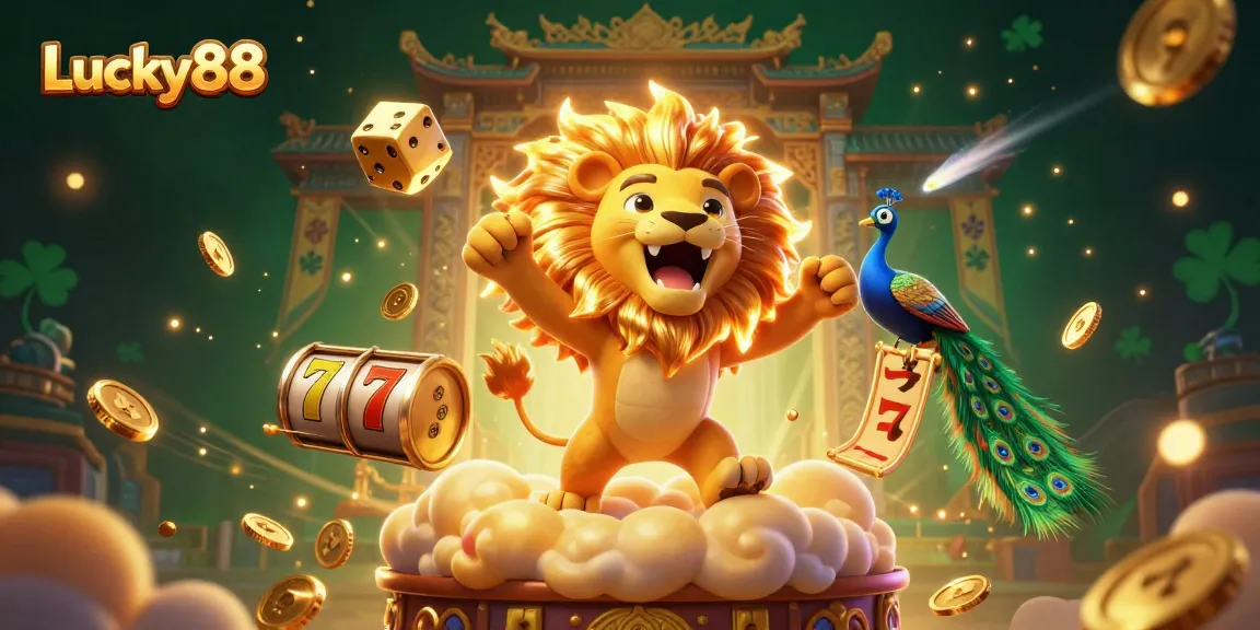 Experience exhilarating gameplay at Lucky88 with dynamic 3D illustrations of thrilling slot adventures.