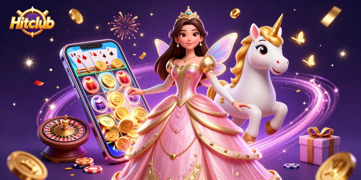 Hitclub invites players to spin colorful slots and win big in a magical casino experience