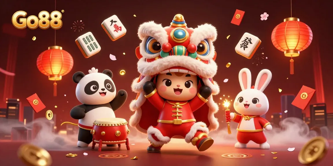 Experience immersive Go88 gaming with vibrant characters and enchanting casino elements.