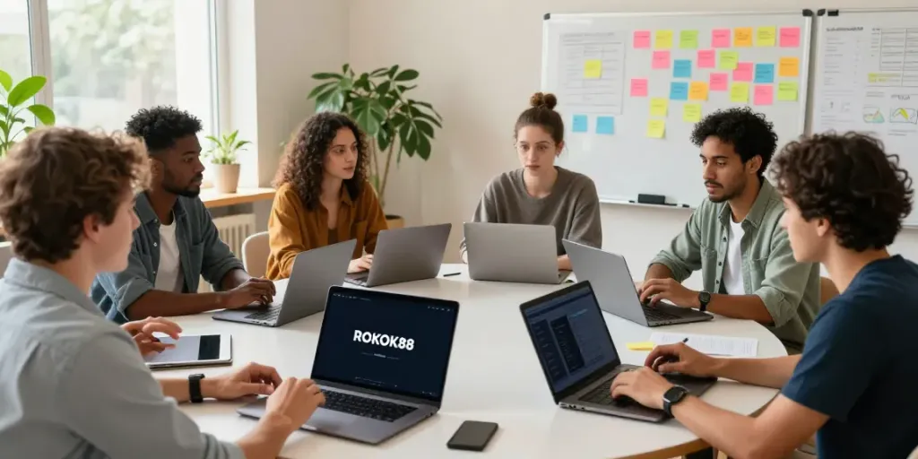 Community discussion at ROKOK88 hub promoting interaction and connection.