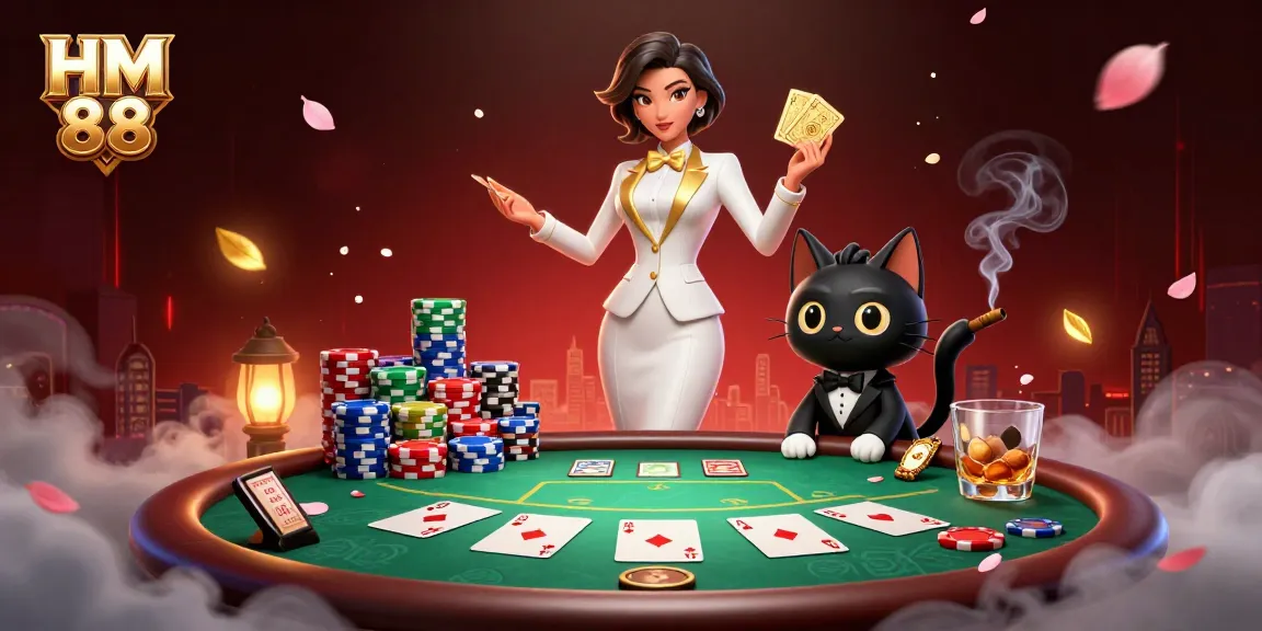 Experience HM 88 excitement with glamorous gaming, poker, and vibrant visuals.
