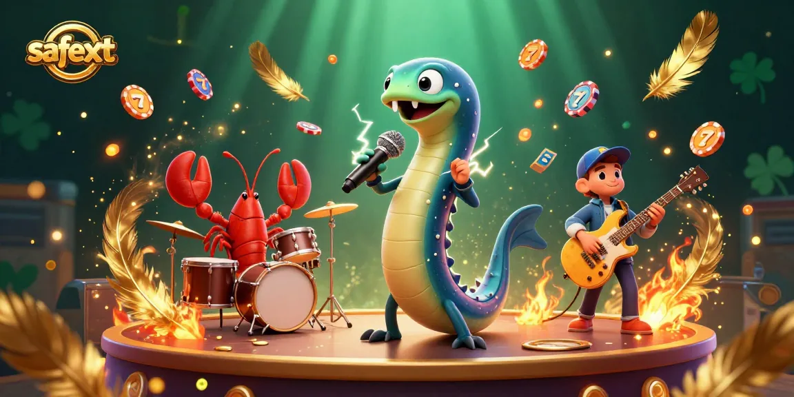 Experience thrilling gameplay at the underwater casino with safetxt, featuring vibrant characters and dazzling effects.