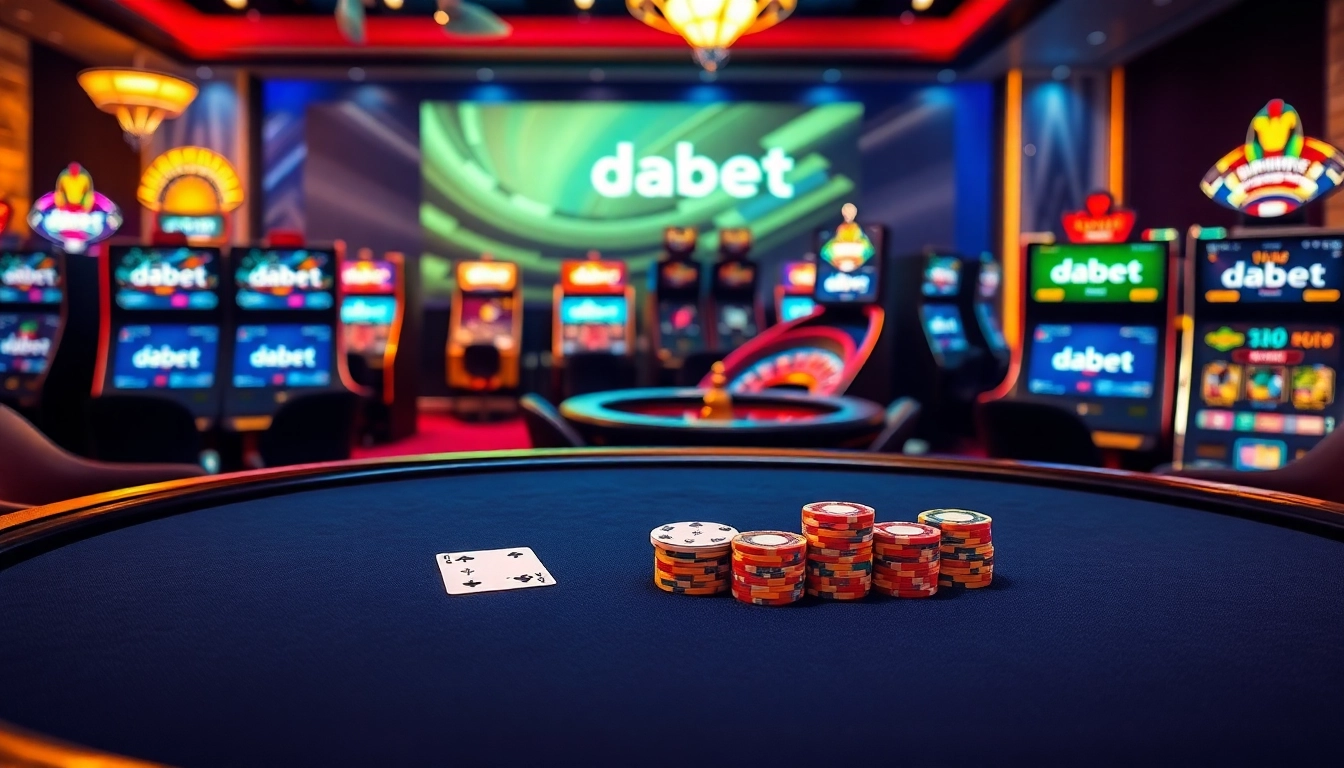 Experience thrilling gaming at https://dabet.business/ with vibrant casino tables and exciting slot machines.