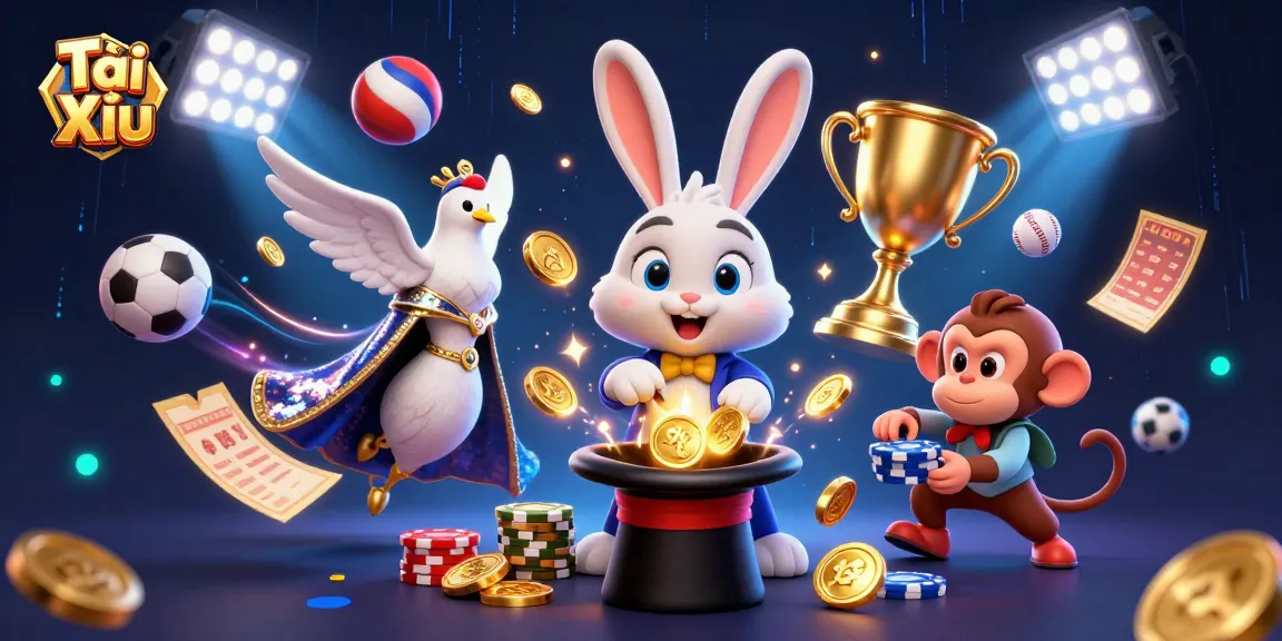 Experience the thrill of Tài Xỉu with magical characters and dynamic gaming elements!