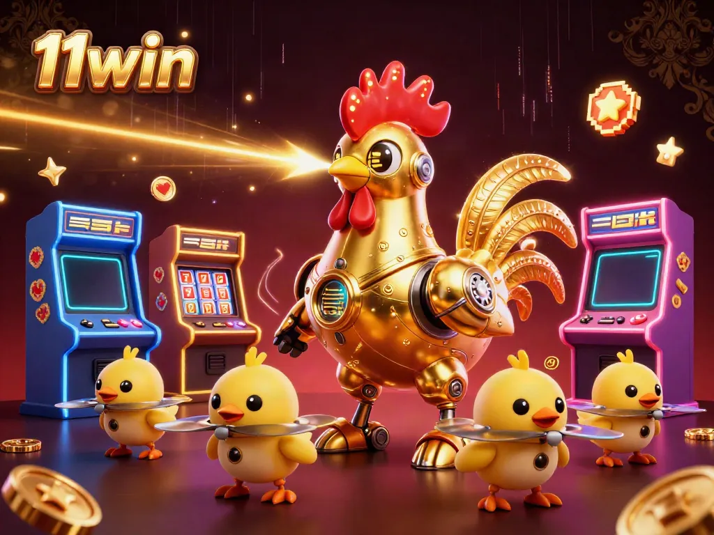 Engage in thrilling gambling at 11win, featuring dynamic arcade games and entertaining characters.