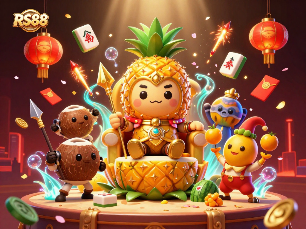 Experience thrilling gameplay at RS88 with a vibrant 3D casino scene filled with action and entertainment.