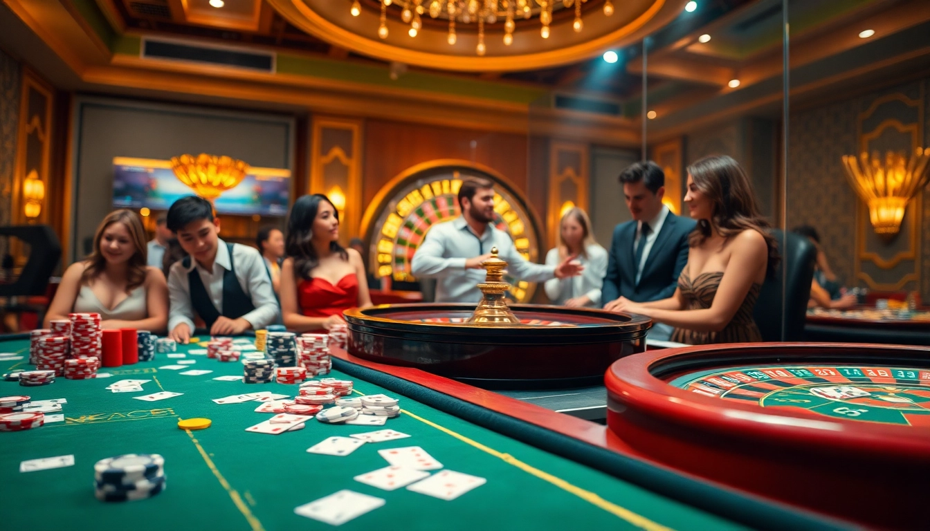 Enjoy thrilling online gambling experiences with 99wim at luxurious casino tables and vibrant gameplay.