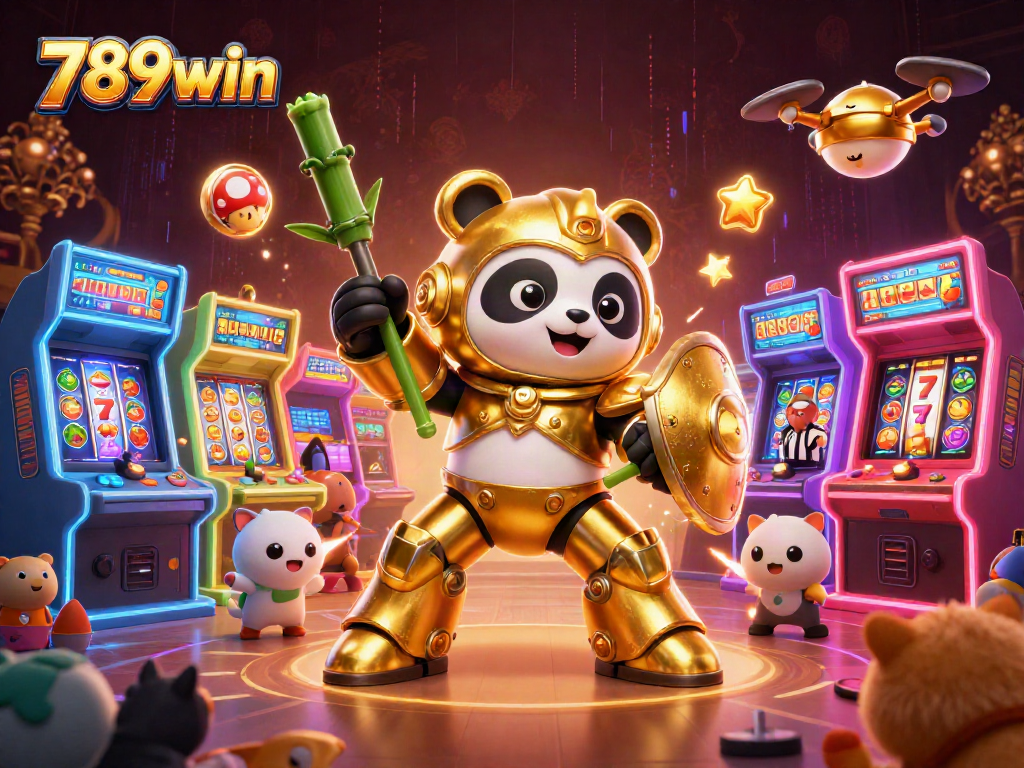 Experience thrilling entertainment at 789win with vibrant casino-themed illustration showcasing a dynamic gaming scene.