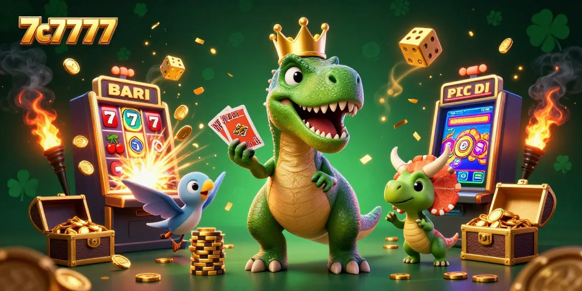 Play exciting games at 7c7777 with vibrant casino characters and jackpot explosions!