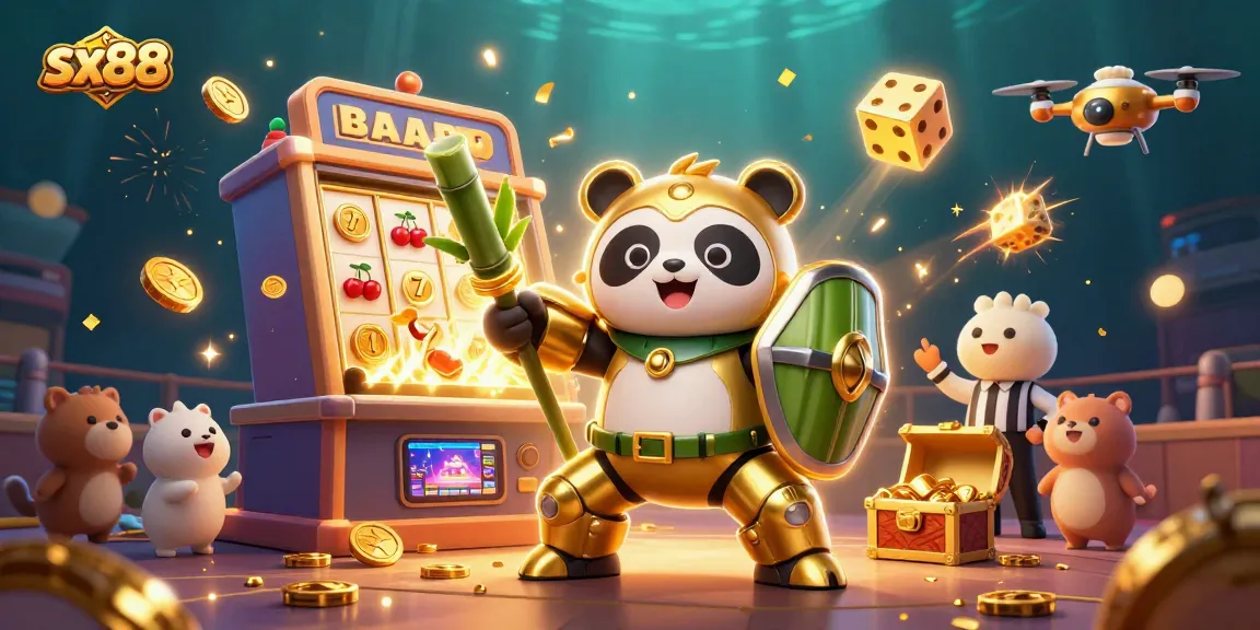 Experience thrilling gameplay at sx88 with a vibrant 3D casino scene full of dynamic action and excitement.