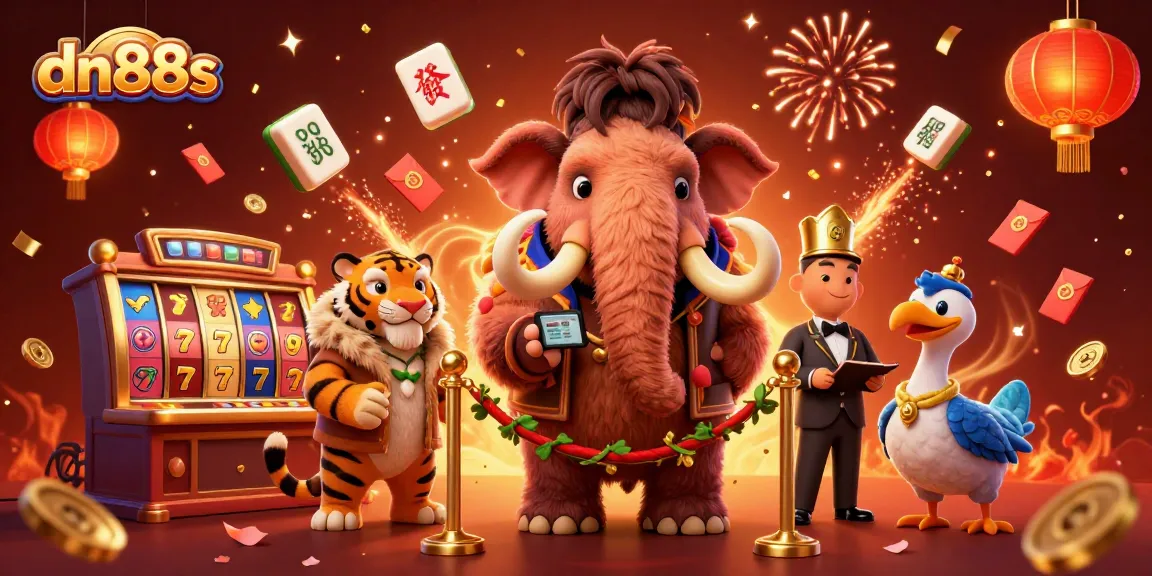 Engage with the vibrant world of dn88s as the mammoth bouncer checks IDs amidst dynamic casino festivities.