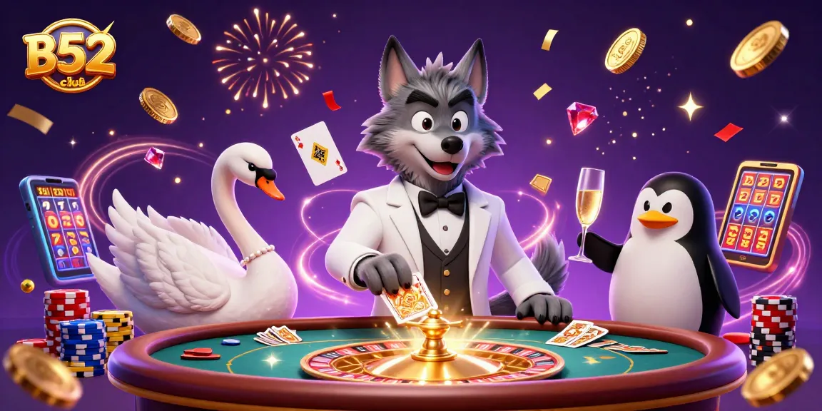 B52club gamers revel in lavish baccarat play with enchanting characters and casino excitement.