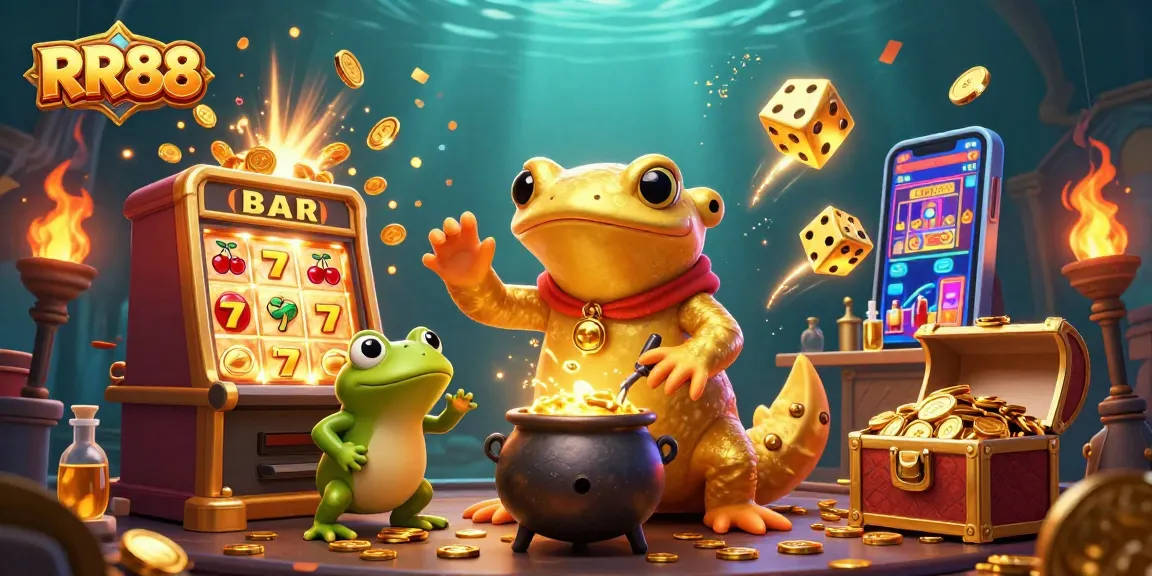 Experience thrilling gameplay at RR88 with vibrant 3D visuals showcasing enchanting casino elements.