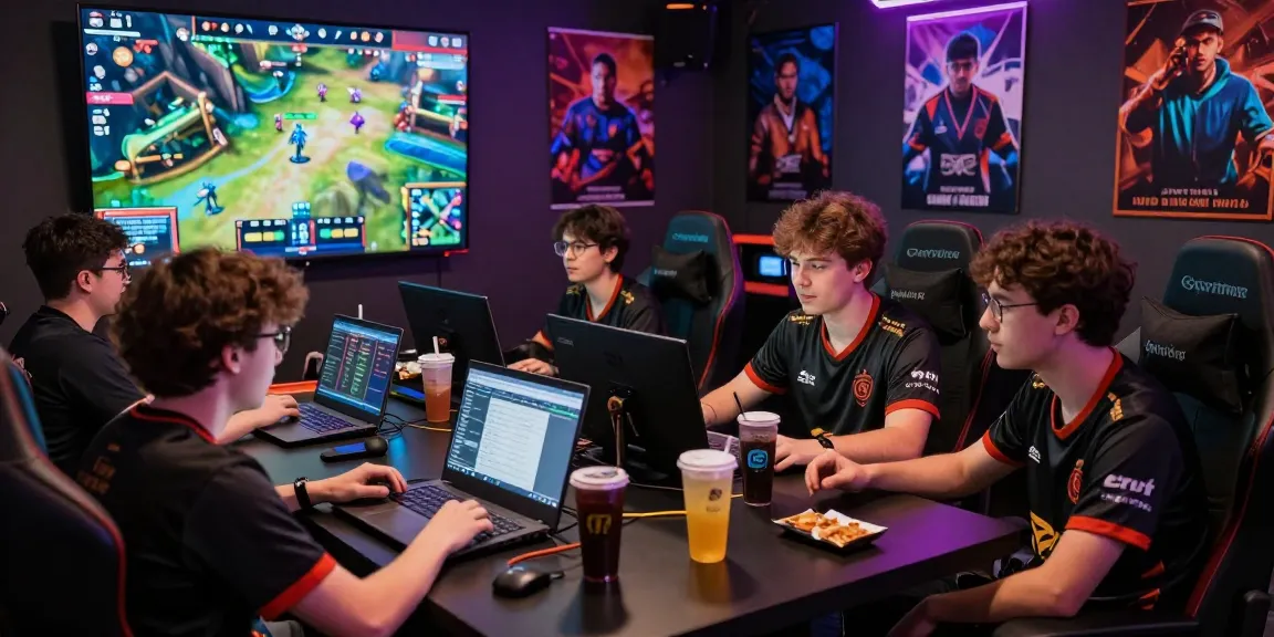 Engaging esports betting scene showcasing vibrant community and live betting activity.