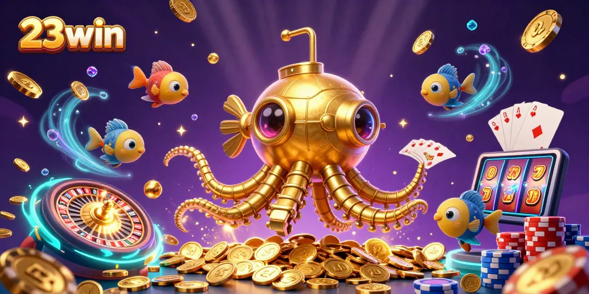 Engage in exhilarating gameplay at 23win with vibrant casino themes featuring golden elements.