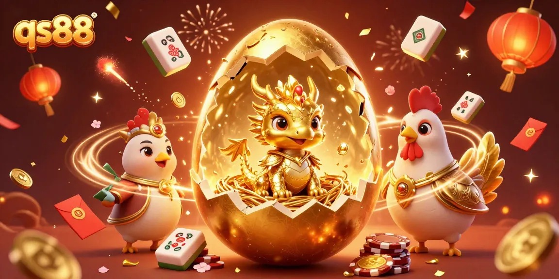 Experience thrilling wins with qs88 as golden eggs unleash treasures in this amazing casino scene.