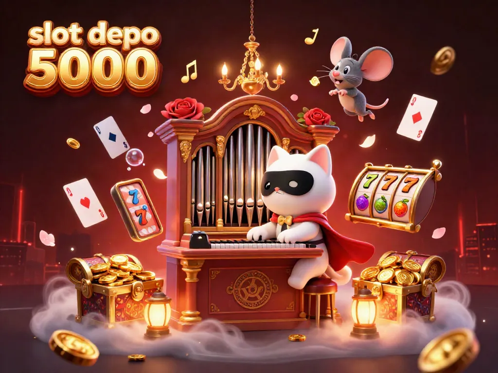 Experience the thrills of slot depo 5000 with a whimsical 3D casino adventure featuring lively characters and treasures.