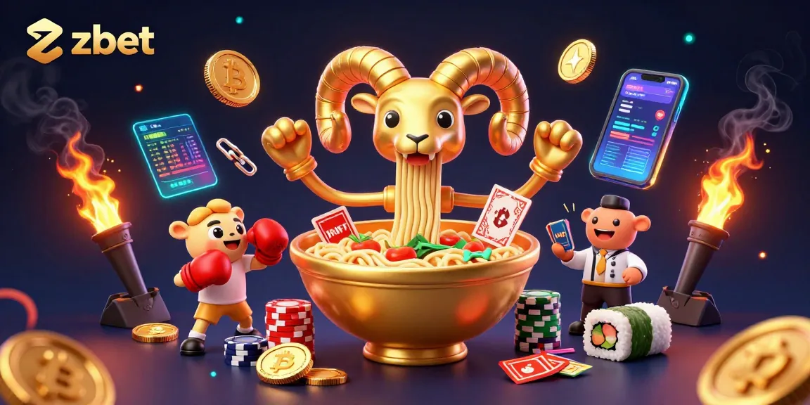 Play exciting games and win big with zbet's vibrant casino elements and crypto theme.