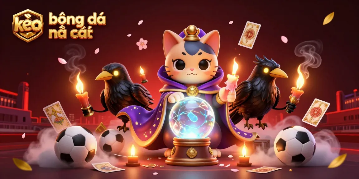 Engage with kèo bóng đá nhà cái's vibrant sports betting illustrations featuring mystical elements.