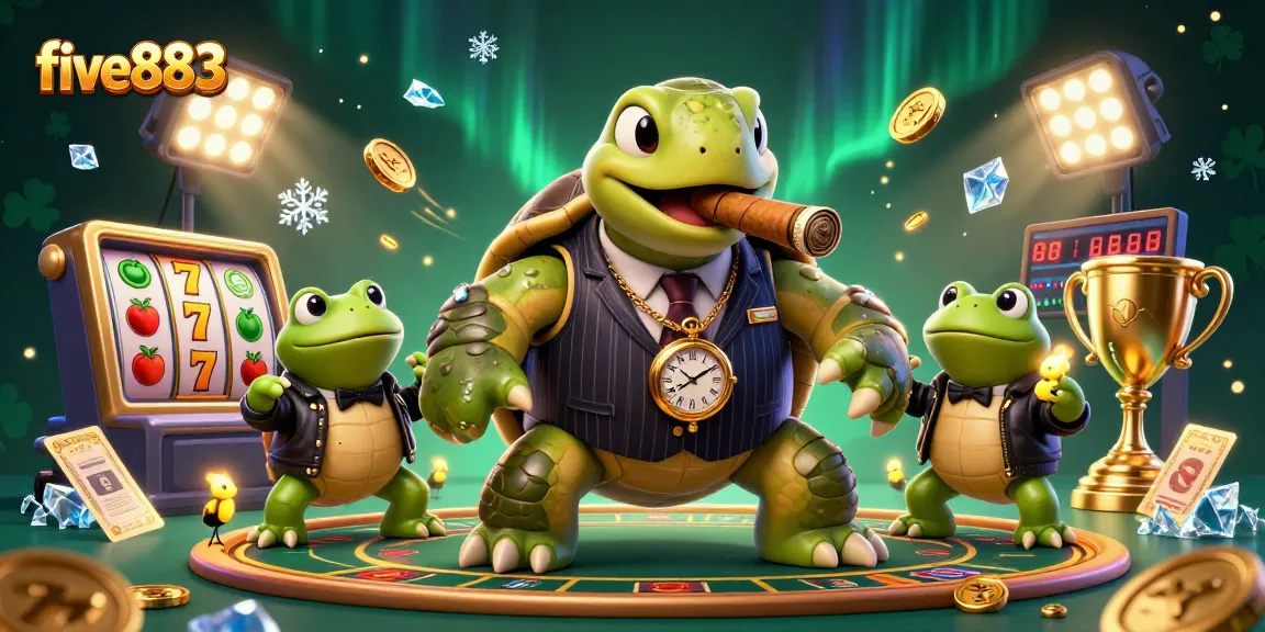 Experience the excitement of five883 with vibrant casino elements and a lively gaming scene.