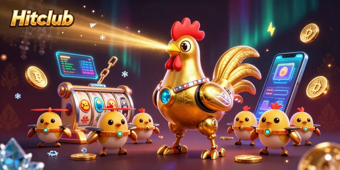 Hitclub delivers thrilling casino slot experiences with a vibrant retro-futuristic twist.