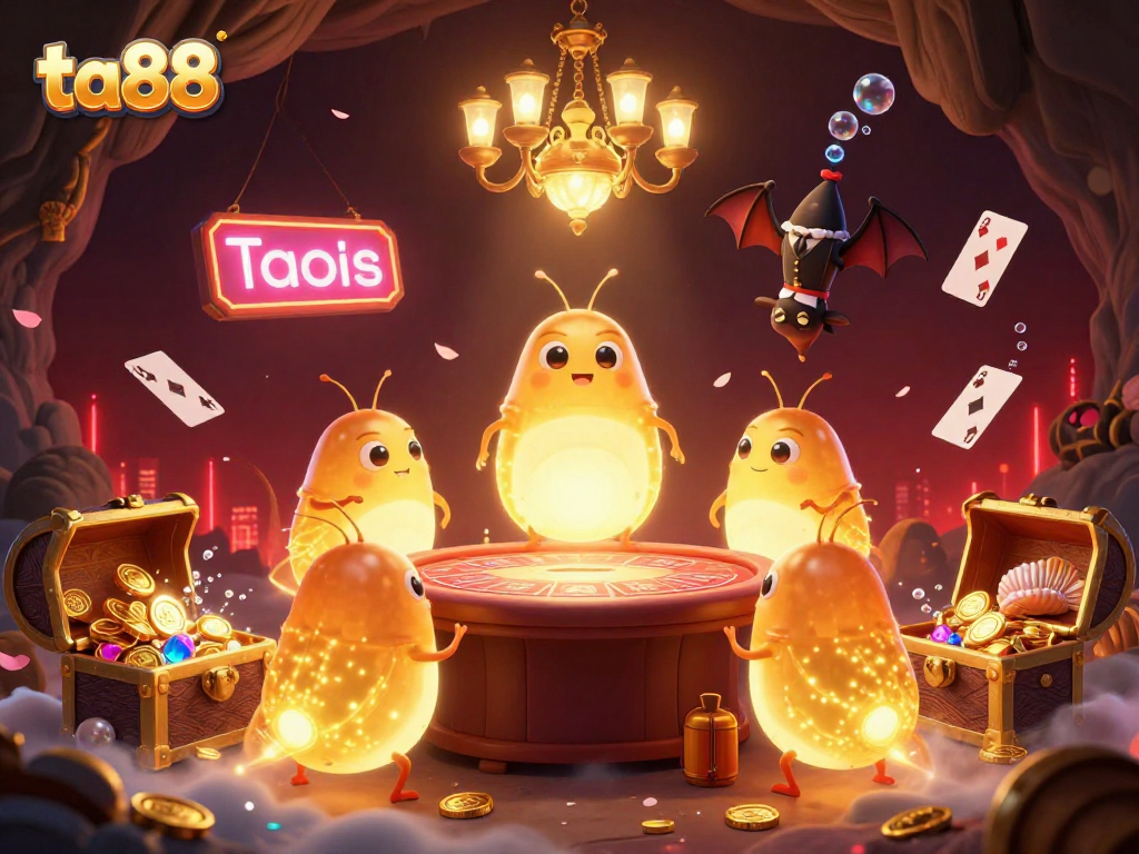 Experience thrilling gameplay at ta88 as glowworms light up an extraordinary cave casino atmosphere.