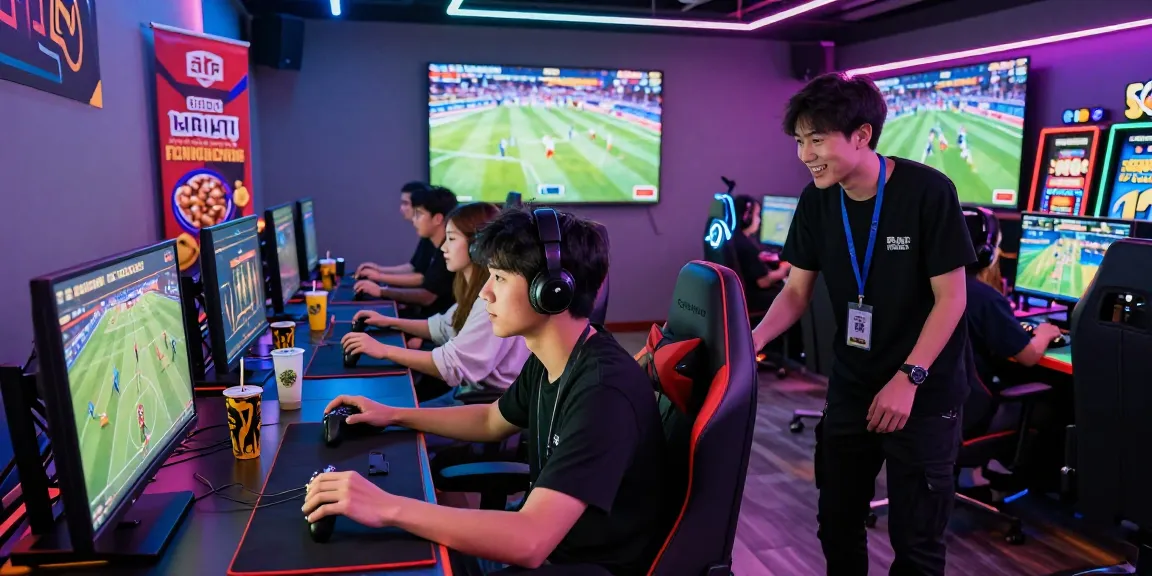 Experience the excitement of online gaming at https://go99vn.city/ with vibrant lounge scenes and diverse gamers.
